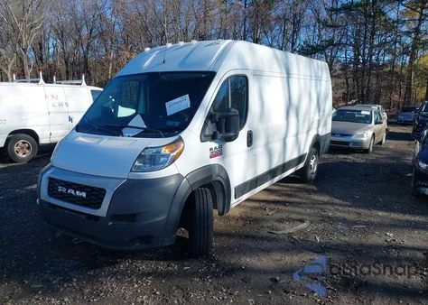 2020 Ram Promaster 3500 Cargo Van High Roof 159 Wb Ext z USA, uszkodzony, nr VIN 3C6URVJG8LE101046